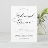 Invitation Raffiné | Dîner de répétition Mariage de calligrap (Debout devant)