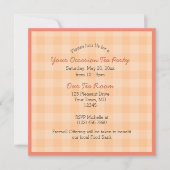 Invitation Rafraîchir les théières avec la partie de thé de l (Devant)