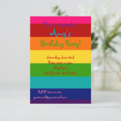 Invitation Rainbow (Debout devant)