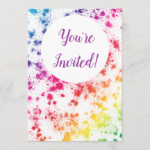 Invitation Rainbow