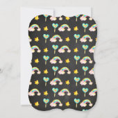 Invitation Rainbow Baby après le Baby shower de tempête (Dos)