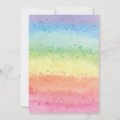 Invitation Rainbow Birthday Cake Invitation, Rainbow 1st Part (Dos)