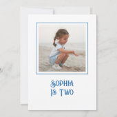 Invitation Rainbow Birthday Cake, Tous les âges Anniversaire (Dos)