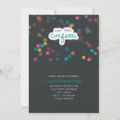 Invitation Rainbow Confetti (Devant)