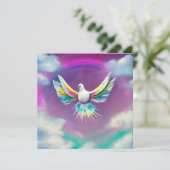 Invitation Rainbow Dove (Debout devant)