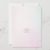 Invitation Rainbow Fairy Boho Arch Fête d'anniversaire fille (Dos)