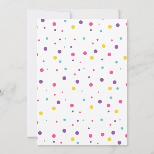 Invitation Rainbow Ice Pop Two Sweet Summer Birthday (Dos)