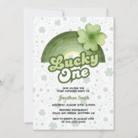 Rainbow Lucky One Green Clover Anniversaire de enf