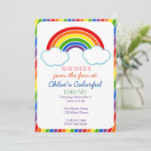 Invitation Rainbow Party (Debout devant)