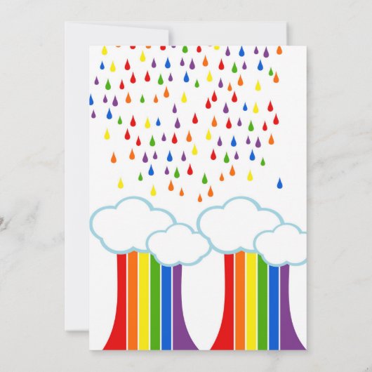 Invitation Rainbow Party (Dos)