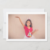 Invitation Rainbow Retro Class of 2024 Graduation 2 Photo (Dos)
