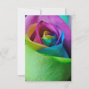 Invitation Rainbow Rose 5