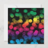 Invitation Rainbow Shimmer Lumières Parties scintillant Nouve (Dos)