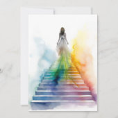 Invitation Rainbow Stairs Femme Sortant (Devant)
