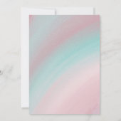 Invitation Rainbow Witch Arrière - plan Halloween Party (Dos)