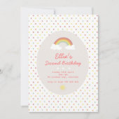 Invitation Rainbows & Sunshine (Devant)