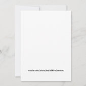 Invitation rainier train (Dos)