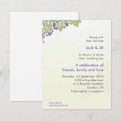 Invitation Raisins 4.25x5.5 (Devant / Derrière)