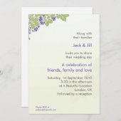 Invitation Raisins 5x7 (Devant / Derrière)