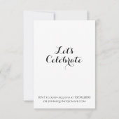 Invitation Raisins de lessive d'aquarelle 50e anniversaire (Dos)