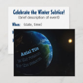 Invitation Raison de l'invitation de saison (Devant / Derrière)