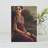 Invitation Raja Ravi Varma (Debout devant)