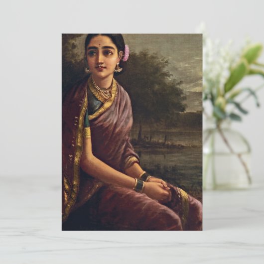 Invitation Raja Ravi Varma (Debout devant)