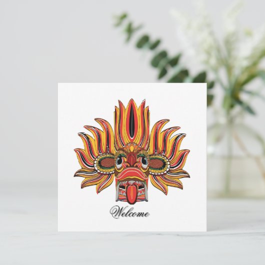 Invitation Raksha (Debout devant)