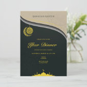 Invitation Ramadan Kareem Iftar Eid Dîner Moderne (Debout devant)