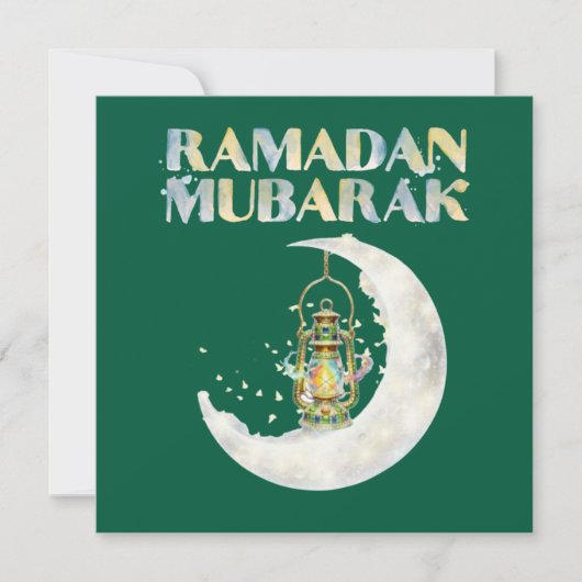 Invitation Ramadan Moubarak (Devant)