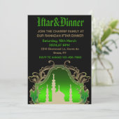 Invitation Ramadan Mubarak Kareem 2024 fête de l'Iftar (Debout devant)