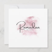 Invitation Ramadan Mubarak karem (Devant)