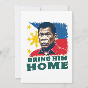 Invitation Ramenez-Le À La Maison Supporter Digong Duterte
