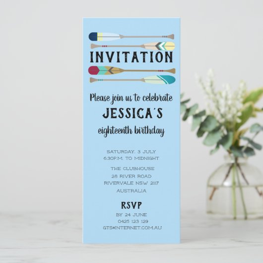 Invitation Rames de style vintage (Debout devant)