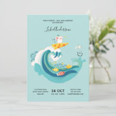 Invitation Rampe, marche, rat à vague de Surf/souris, bébé zo (Debout devant)