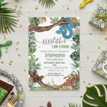 Rampez sur l'anniversaire de l'amoureux des reptil