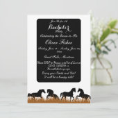 Invitation Ranch et Rides Thématique Bachelor Party (Debout devant)