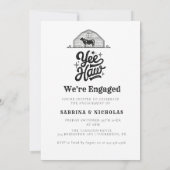 Invitation Ranch Western Country Cowboy fiançailles (Dos)