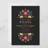 Invitation Rancho Fiesta Wedding shower de lit rustique (Devant)