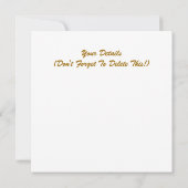 INVITATION RANDONNÉE (Dos)