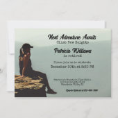 Invitation Randonnée de retraite Prochaine aventure Femme sur (Devant)