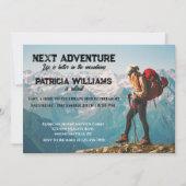 Invitation Randonnée de retraite Prochaine aventure La vie es (Devant)