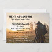 Invitation Randonnée de retraite Prochaine aventure sur la ro (Devant)