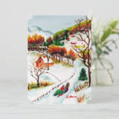 Invitation Randonnée d'hiver Randonnée de neige Mountain Wate (Debout devant)