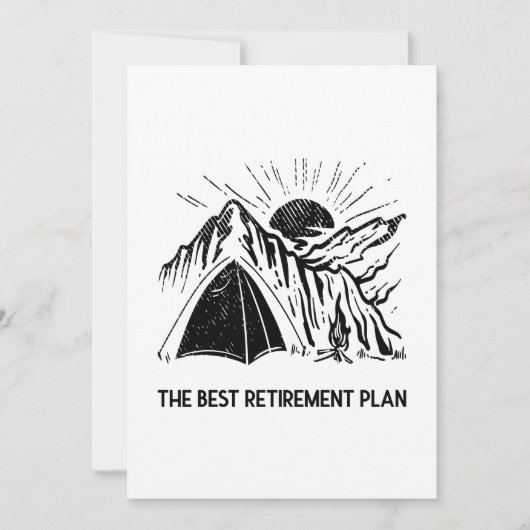 Invitation Randonnée et Camping (Devant)