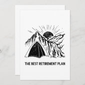 Invitation Randonnée et Camping (Devant / Derrière)