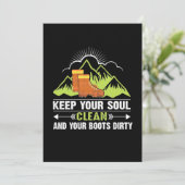 Invitation Randonnée Garde Ton Âme Propre (Debout devant)