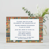 Invitation Rangées d'obtention du diplôme de livres (Debout devant)