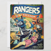 Invitation Rangers of Freedom Comics #3 (Devant)