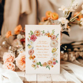 Invitation Ranunculus Citrus Summer Wedding Save the Date